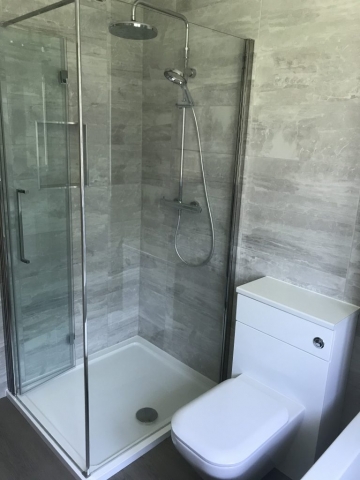 Gilbert Builders Project North Lowestoft New Build shower room